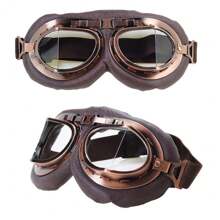 1pc Vintage Anti-Wind, Anti-Dust, Anti-Sand Cycling Goggles, Protective Eyewear For Cycling, Motorcycling, E-Bike, Helmets