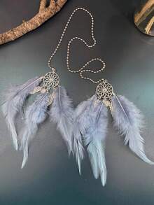 1 pieza Adorno colgante para auto con diseño de atrapasueños - Multicolor - Ver 2