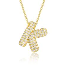 Single Letter Golden Elegant Pendant, Women Jewelry, Necklace, Bracelet DIY, Accessories For Women, Mother's Day, Teacher's Gift, Daily & Festival Wear