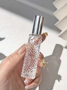 4 件 12 毫升可再填充玻璃香水雾化器 - 旅行装防漏喷雾瓶，菱形纹理 | 不含 PVC 的化妆品小瓶，适用于精油和化妆品 | 日韩风格便携式香水配件（优雅迷你设计） - 彩色 - 查看 13