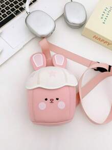 1 pieza Bolso de hombro ligero para niños, Bolsa impermeable pequeña, Bolso cruzado lindo, Bolsa de almacenamiento mini de dibujos animados, Regalo ideal de cumpleaños/vacaciones