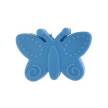 5 件/包 3D 蝴蝶形硅胶珠，笔用装饰珠，DIY 工艺制作配件