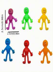 2/15pcs Set Fashion Squishy Toys, TPR Smiling Face Squeeze Stress Relief Relax Stretch Toys, Suitable For Party, Campus, Graduation Ceremony, Gift Reward