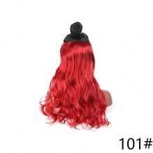 Long Synthetic Invisible Hair Clipless Hair Extensions Fish Line Hair Piece Hair Extensions, Water Wave Wigs For Women - Multicolor - View 14