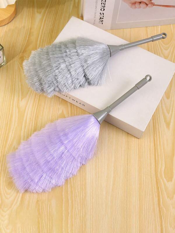 1/2pcs Chicken Feather Zen Dust Removal, Home Cleaning, Dust Sweeping Blanket, Artifact For Car Cleaning, Chicken Feather Duster