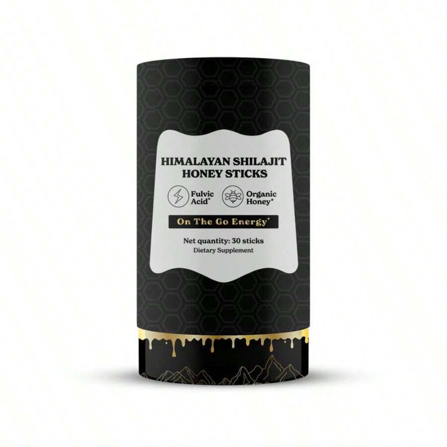 GOLD+ Shilajit Honey Sticks | Lab-Tested For Purity | Helps Improve Energy & Stamina | 30 Shilajit Honey Packs | Dietary Supplement - 1 PC - 查看 1