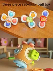 3 Pcs Suction Cup Spinner Toys,Baby Toy,Spinning Toys For Toddlers 1-3,Sensory Toys Early Education Toys Bathtub Toy Dining Chairs Toys,Birthday Gifts For Baby Boy Girl,Suitable For Daily Use Of Babies,Baby Toys,Bath Toys,Baby Bath,Baby Toys,Bath Toys,Baby Toy,Sensory Baby Toys,Baby Gym,Toddler Girl