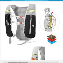 Running Vest Backpack For Men Women, Camel Hydration Vest, Hydration Backpack For Hiking Trail Running Cycling Race Marathon, Running Phone Holder Vest(Only Backpack Without Bladder)