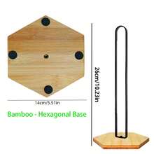 1pc Kim loại sắt nghệ thuật + Khung tre và gỗ Đen và trắng Bắc Âu Giá để khăn giấy đơn giản để bàn Kiểu cột Mỡ khói để bàn Giá để khăn giấy cuộn vệ sinh, Hộp đựng khăn giấy, Giá để khăn giấy, Giá để khăn ăn, Giá để giấy vệ sinh, Giá để cuộn giấy vệ sinh, Hộp đựng khăn lau Giá để cuộn giấy nhà bếp, Giá để khăn giấy, Bàn, Phòng tắm, Nhà bếp, Xe hơi - Nhiều màu - Xem 9