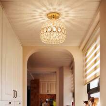 1 件北欧风格吸顶灯，适用于走廊入口过道、阳台，简约现代创意奢华水晶灯，不含灯泡 - 多款 - 查看 7