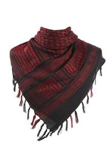 1 件装战术沙漠围巾，户外防晒防尘面罩，骑行围巾，男女战术围巾，防风透气方形围巾 - 彩色 - 查看 18