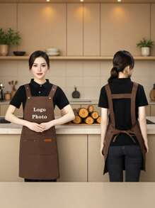 Custom Logo Apron,Custom Apron, Personalized Logo Apron, Restaurant Apron, Chef Apron, Barista Apron, Apron With Pockets, Custom BBQ Apron, Baking Apron,Custom Kitchen Apron, Father's Day Gifts, Father's Day Gifts,Mother's Day Gifts,Gifts For Mom