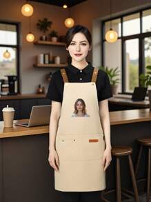 Custom Logo Apron,Custom Apron, Personalized Logo Apron, Restaurant Apron, Chef Apron, Barista Apron, Apron With Pockets, Custom BBQ Apron, Baking Apron,Custom Kitchen Apron, Father's Day Gifts, Father's Day Gifts,Mother's Day Gifts,Gifts For Mom