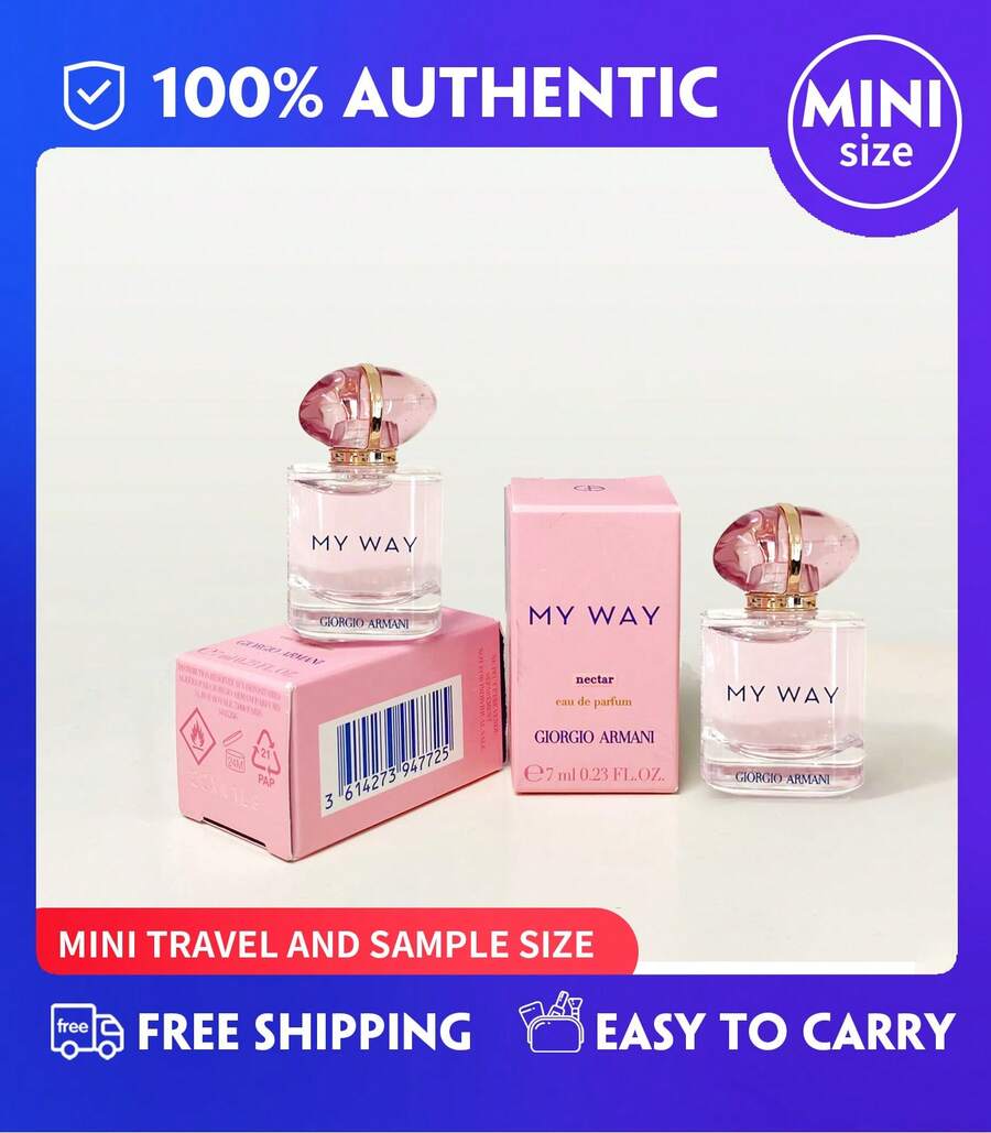 Armani Beauty Ladies My Way Eau De Parfum Splash(Miniature) 7ml/0.24fl.Oz ,My Way  - Eau De Parfum 7ml/0.23fl.Oz - Perfume For Women, Fragrances EDP Womens |Perfume Mini[ Perfect For Use On The Road] - Nectar14毫升(7毫升*2瓶) - 查看 1