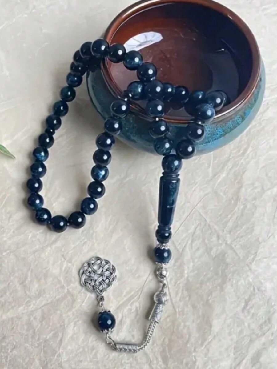 1 件 45 件仿琥珀高端银河深蓝色 Tasbih 风格女士手链 - 彩色 - 查看 1