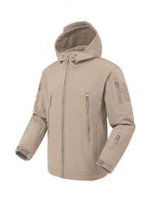 Men's Jacket Coat Tactical Jacket Men Shark Skin Jacket, Soft Shark Skin Military Tactical Jacket - 紫紅色 - 查看 3