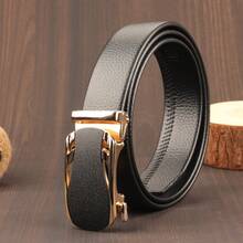 1 件哑光跑车设计加长腰带，男士时尚合金扣休闲裤腰带，适合腰围 105-170 厘米，适合青年和中年休闲、商务、男朋友丈夫父亲爸爸男士礼物，日常穿着、时尚、青少年、户外、度假、运动、旅行、街头、波西米亚风、复古