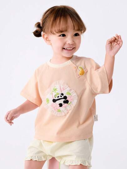 Balabala Baby Boys' & Girls' Short-Sleeve Tee, Adorable & Fashionable