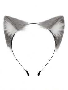 手工制作的可爱彩绘猫耳头饰，适合派对、直播、万圣节装饰的可爱服装头饰 - 發箍 - 查看 14