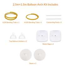 1 Set Balloon Arch Kit, Free Bending Half Balloon Arch Stand With Base, Gold Balloon Arch Frame, Balloon Arch Backdrop Stand For Floor, Wedding Party, Birthday Party, Yard, Lawn, Home, Graduation Decoration