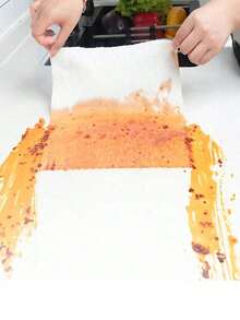 200/100/50pcs Reusable Kitchen Cleaning Cloths - Durable, Non-Stick, Easy To Clean, Meets All Household Needs, Tear-Resistant, Wet & Dry Use, Non-Woven Absorbent Oil-Removing Cloths, Suitable For Home Cleaning, Dishwashing, Cleaning Supplies, Back To School, Random Style/Color/Pattern - Multicolor - View 4