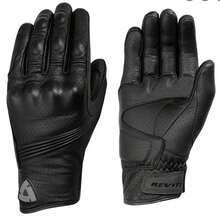REVIT MOTO Autumn And Winter,All-Season Windproof And Warm Leather Cycling Anti-Fall Off-Road Riding Gloves With Touchscreen . - Black - View 1
