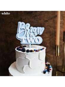 1pc Custom Acrylic Cake Topper Dessert Table Decor For Parties Unique Baking Accessory Memorable Unique Gift For Her Christmas And Halloween,Brunch-Ready - Multicolor - View 4