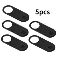 5PCS Webcam Slider Camera Cover Protect Privacy Phone Tablet Laptop Portable - Black - View 1