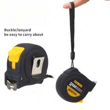[Thick & Durable + High Precision] 3 Meters, 5m Tape Measure & 1m, 2m Steel Adhesive Measuring Tape, Dual Inch/Metric Scale, Woodworking, Electrician Tools, Rubber Anti-Drop Shell + Strong Adhesive, Workbench, Saw Table, Drawing Table Portable Measuring Kit