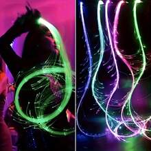 7-Color Mode LED Optic Fiber Whip Lights, Suitable For Dancing, Carnival, Party, Concert, Dance Accessory, Lighting Show, Music Festival - Nhiều màu - Xem 6