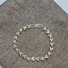 1pc New Elegant Luxury Roman Crystal Bracelet, Simple Paved Rhinestone Full Rhinestone Bracelet - Multicolor - View 4