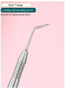1/4 piezas Herramienta auxiliar para extensión de pestañas postizas de acero inoxidable con rizado en forma de muñeca