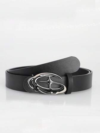 1 pezzo Cintura stile punk con fibbia a stella personalizzata per uomo e donna, casual da strada, per uso quotidiano, generale, adatta per jeans e accessori per feste di vacanza