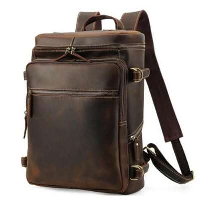 The Raoul Backpack | Handmade Vintage Leather Backpack Default Title