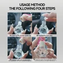 1 pieza Ambientador de coche de 8 ml, ambientador de mujer, difusor de aire para coche lindo, ambientador de hogar, ambientador de coche adecuado para armarios, interiores y exteriores para eliminar olores y realzar la fragancia, decoración de coche de mujer, ambientador de larga duración, producto de alta calidad adecuado para regalos de mujer, Día de la Madre y Día de San Valentín