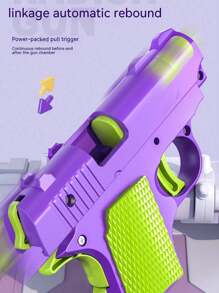 2025 Neuestes Upgrade - Taschengroße M1911 - Mechanischer Antrieb - Selbstspannung - Mini Pistole - Geburtstagsgeschenk - Ostergeschenk - Weihnachtsgeschenk - perfektes Geschenk, Pistole, Spritze, Spielzeugpistole, Mini Spielzeugpistole, Spritzpistole, Fidget-Spielzeugpistole, Spielzeugpistole, Pistolen, Luftgewehr (Farbe und Muster des Zubehörs sind zufällig)