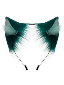 手工制作的可爱彩绘猫耳头饰，适合派对、直播、万圣节装饰的可爱服装头饰 - 發箍 - 查看 24