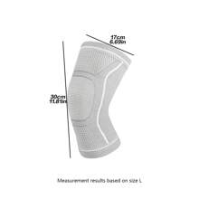 1 Paar elastische Kompressionsärmchen für das Knie, warme Kniestütze für Männer und Frauen, geeignet für Outdoor-Sport und Training