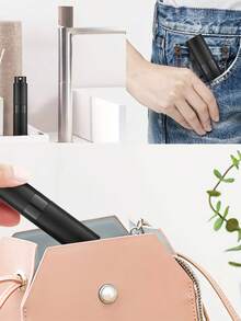 1/3 Pieces10ml Perfume Spray Bottle, Refillable, Travel, Easy Spray, Empty Cologne Water Dispenser, Portable Spray - Black - View 5