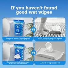 Matern'ella Hanging Unscented Wet Wipes With Probiotics, Large Size Adult Wipes Made Of Plant - Based Fibers,Alcohol-,Butt Wipes, 240/640 Wipes In Total   Wet Wipes With Hygiene Soft Mild Formula Suitable Travel Toilet Paper Xl - 3 Packs 240 Wipes - View 11