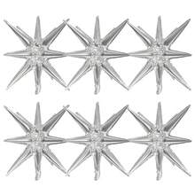 6 sztuk/zestaw 22-calowe balony foliowe z folii aluminiowej Explosion Star Disco, odpowiednie na przyjęcia urodzinowe, rocznice zaręczyn, wieczór panieński, dekoracje balu ukończenia szkoły