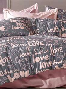 SUVARI | Cotton Duvet Set | 3-Piece Luxury For Your Bedroom, Comfort And Elegance | Turkish Cotton | Duvet Cover135*200 220*24 Pillow Case 50*70)