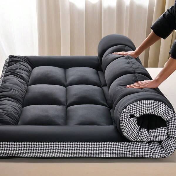 1 Stück Luxus Matratzentopper, Ganzjahresmatratzenauflage, faltbare Matratzenschutzauflage geeignet für Boden, Tatami-Matte, Studentenwohnung, Gästezimmer, Outdoor Camping