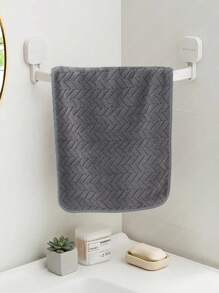 4pcs Solid Color + Striped Pattern Hand Towel Set - Towel Set - Size 13.78x29.53inch/35x75cm - Coral Fleece Material Soft & Skin-Friendly, Absorbent & Quick-Drying - With Hanging Loop For Easy Drying - No Shedding, No Fading - Minimalist & Fashionable Style - Suitable For Men & Women, All Seasons - Applicable For Bathroom, Living Room, Kitchen, Bedroom, Pool, Gifts, Also Can Be Used As Halloween, Autumn, Christmas Decorations, Christmas Gifts 70x140cm/27.56x55.12inch