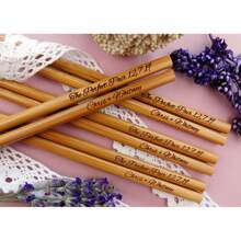 Customized Chopsticks Set - Personalized - Storage Bag - Anniversary - Chopstick Name - Graduation Gift - Wooden Gift - Sushi - Noodles
