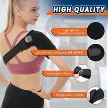Sangle de fixation d'épaule portable, anti-tension, ajustable, pour la pression gauche et droite, convient à l'exercice et à l'utilisation quotidienne, protection des épaules