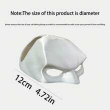 1 pieza Máscara de cabeza de gato impresa en 3D, hecha de material PLA de alta calidad, máscara clásica de cara de gato para Halloween, Navidad, Pascua, Acción de Gracias - Máscara de disfraz de animal para cosplay