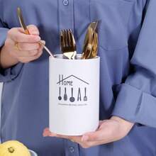 1 Set di 4 Portacucchiai in acciaio inossidabile colorati, organizer da tavolo per posate, portautensili, accessori per cucina, decorazione per la casa, adatto per cucina, ristorante, festa, campeggio, esterno, riunioni, regalo per amici e famiglia