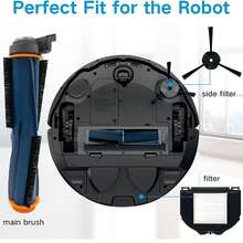 Replacement Brush Kit For Shark Robot Vacuum, Compatible With Shark RV2310 Matrix/RV2310AE, Includes Main Brush And Side Brushes - Multicolor - View 6