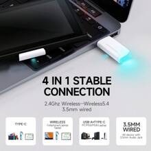 Picun Picun G2 2.4GHz Wireless Over-Ear Game Headphone, 2.4GHZ Wireless Game Headset, Ultra-Low Latency Mode, Noise Cancelling 5.3 Headset With Microphone, Hi-Res Audio, Wireless V5.4 For Fast & Stable Connection, 100Hrs Long Battery Time